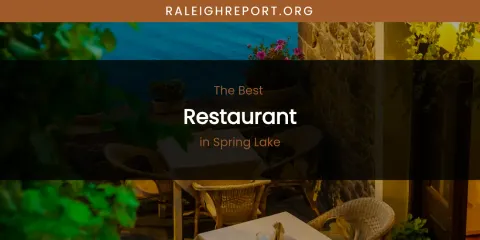 Spring Lake's Best Restaurant